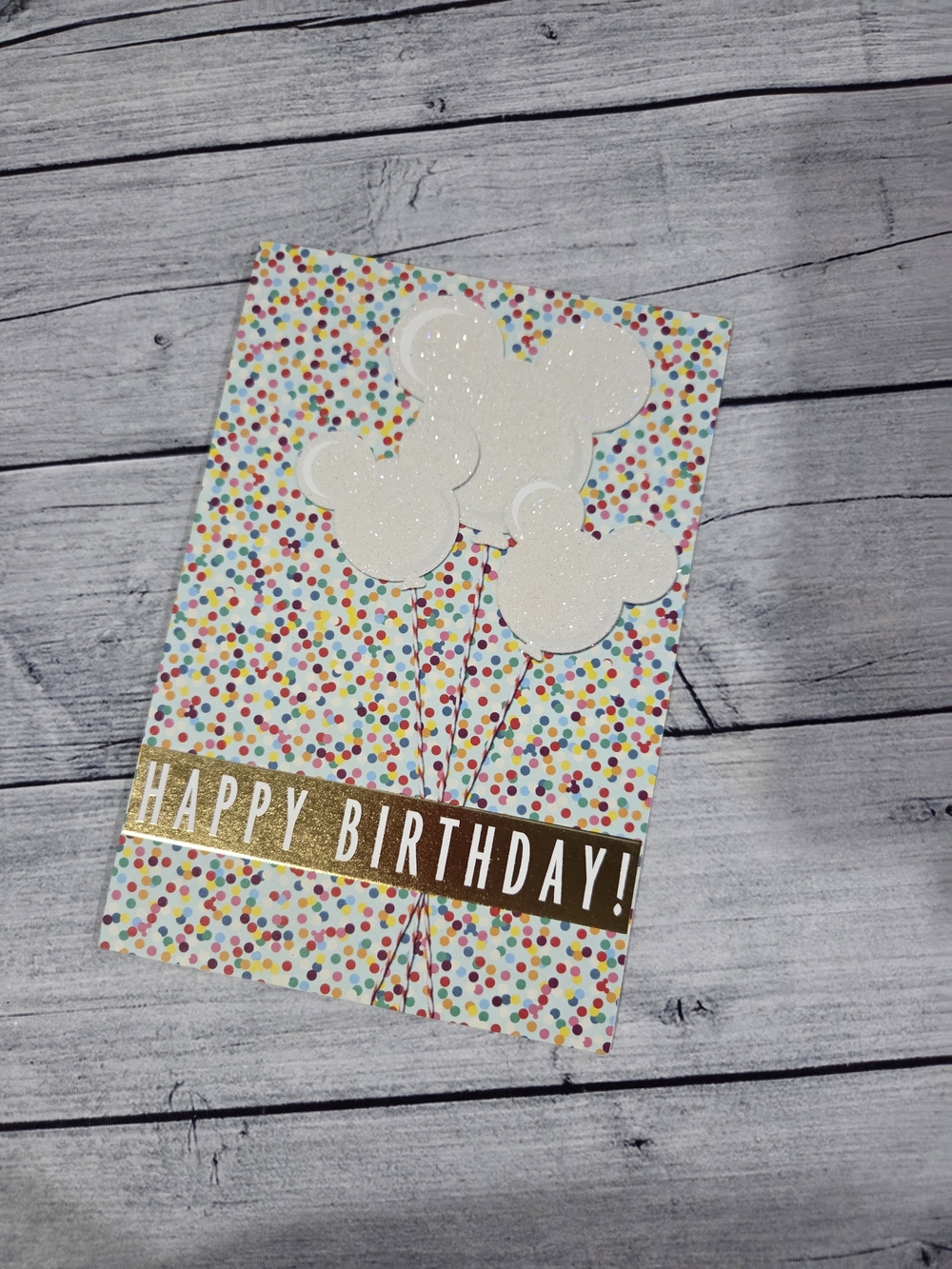 Disney Hallmark Mickey Mouse Greeting Card